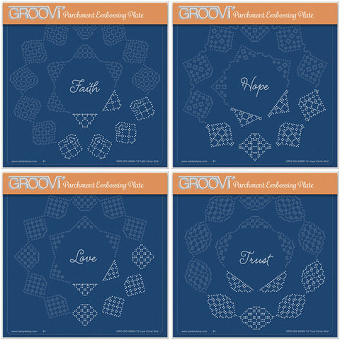 Josie Davidson's Circular Lace Duet A5 Square Groovi Grid Collection