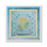 Flowers & Frames A6 Square Groovi Plate Collection