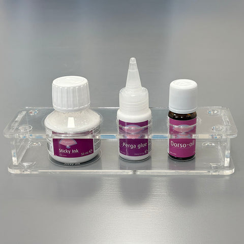 Pergamano Pot Holder with Sticky Ink, Glue & Dorso Oil