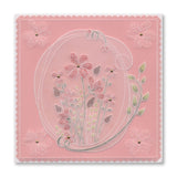 Tina's Meadow Flower Spray A6 Groovi Plate