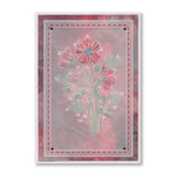 Tina's Wild Flower Spray A6 Groovi Plate