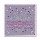 Tina's Meadow Flower Spray A6 Groovi Plate