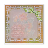 Tina's Wild Flower Spray A6 Groovi Plate