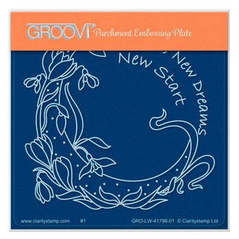 NDGC72 - New Year, New Start A6 Square Groovi Plate