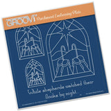 Shepherd Window <br/>A5 Square Groovi Plate <br/>(Set GRO-CH-40424-03)