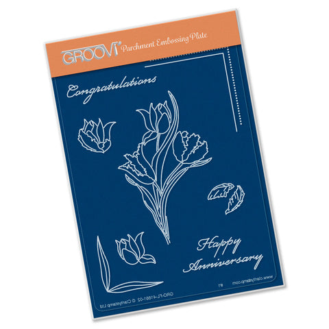 Tatty Tulip A6 Groovi Plate