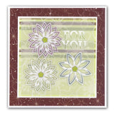 Art Deco Flowers 1 Groovi Border Plate (Set GRO-FL-40185-09)
