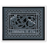 Art Nouveau Sentiments & Spacer A6 Groovi Plate Set