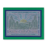 Art Nouveau Congratulations A6 Groovi Plate