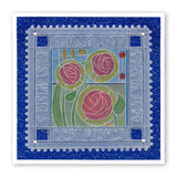 Art Nouveau Sentiments & Spacer A6 Groovi Plate Set
