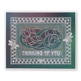 Art Nouveau Sentiments & Spacer A6 Groovi Plate Set