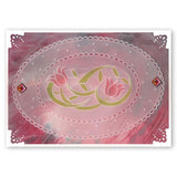 Art Nouveau Sentiments & Spacer A6 Groovi Plate Set