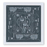 Art Nouveau Floral <br/>Groovi Spacer Plate (Set GRO-FL-40881-02)