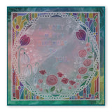 Art Nouveau Floral Collection & Spacer A6 Groovi Plate Set