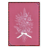 Art Nouveau Lilies A5 Square & Groovi Border Plate Set