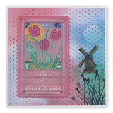 Art Nouveau Floral Collection & Spacer A6 Groovi Plate Set