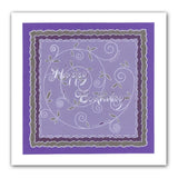 Nested Deckle Circles & Squares <br/>A5 Square Groovi Plate Set