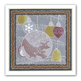 Nested Deckle Circles & Squares <br/>A5 Square Groovi Plate Set