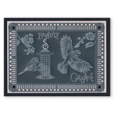 My Art Word Chain & Arrows <br/>Groovi Border Plate <br/>(Set GRO-WO-40576-XX)