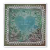 Bird Heart Sprig A5 Square Groovi Plate