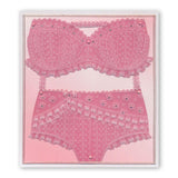 Oooh-La-La Knickers & Bra <br/>A4 Square Groovi Plate Set