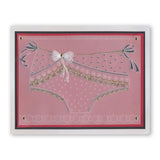 Oooh-La-La Knickers & Bra <br/>A4 Square Groovi Plate Set
