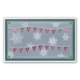 Bunting Alphabet <br/>Groovi Border Plate <br/>(Set GRO-CH-40015-09)