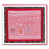 Bunting & Baubles <br/>Groovi Border Plate Set