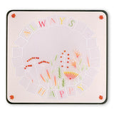 Meadow Grasses <br/>A5 Square Groovi Plate <br/>(Set GRO-FL-40013-03)