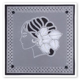 Ivy Cameo <br/>A6 Square Groovi Baby Plate <br/>(Set GRO-PE-40329-01)