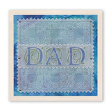 Celtic Corners A5 Square Groovi Plate