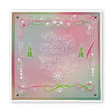 Christmas Tree Baubles <br/>A6 Square Groovi Baby Plate