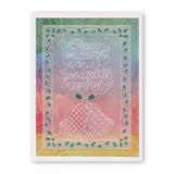Christmas Baubles & Sentiments Collection <br/>A6 Square Groovi Plate Set + Spacer