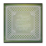 Peace on Earth <br/>A6 Square Groovi Baby Plate