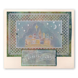 O Little Town <br>A5 Square Groovi Plate <br/>(Set GRO-CH-40799-03)