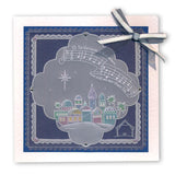 While Shepherds Watched <br>A5 Square Groovi Plate <br/>(Set GRO-CH-40799-03)