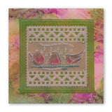We Wish You a Merry Christmas<br>A5 Square Groovi Plate <br/>(Set GRO-CH-40798-03)