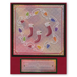 Christmas Rounds Collection <br/>A5 Square Groovi Plate Set