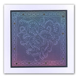 Christmas Tree & Heart Swirls <br/>A5 Square Groovi Plate A5 Set