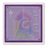 Madonna Window <br/>A5 Square Groovi Plate <br/>(Set GRO-CH-40424-03)