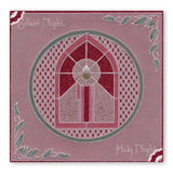 Candle Window <br/>A5 Square Groovi Plate <br/>(Set GRO-CH-40424-03)