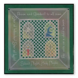 Candle Window <br/>A5 Square Groovi Plate <br/>(Set GRO-CH-40424-03)