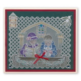 Jayne's Carol Singers <br/>A5 Groovi Plate <br/>(Set GRO-CH-40700-04)