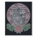 Jayne's Christmas Tree & Sled <br/>A5 Groovi Plate <br/>(Set GRO-CH-40700-04)