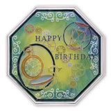Clocks <br/>A5 Square Groovi Plate <br/>(Set GRO-OB-40755-03)