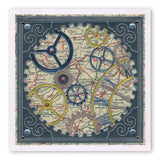 Clocks & Cogs <br/>A5 Square Groovi Plate Set