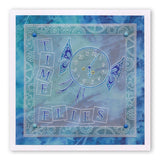 Clocks <br/>A5 Square Groovi Plate <br/>(Set GRO-OB-40755-03)
