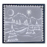 Country Cottage & Winter Landscape <br/>A5 Square Groovi Plate Set
