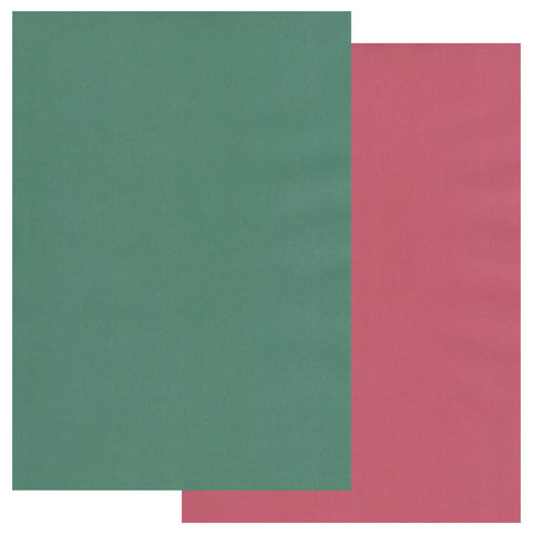 Bottle Green & Cranberry Crush x10 <br/>Groovi Two Tone Parchment Paper A4