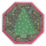 During this Christmas Verse No. 1 - Tree <br/>A5 Square Groovi Plate <br/>(Set GRO-CH-40724-03)